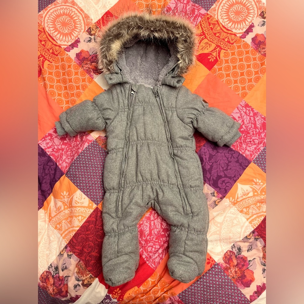 One piece winter jacket for baby 3-6 months